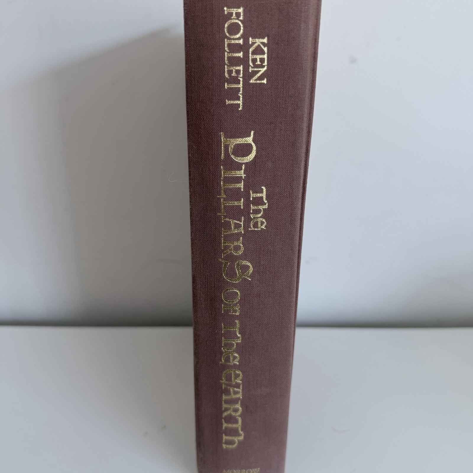 Pillars of the Earth Ken Follett 1st printing/edition HCDJ 1989