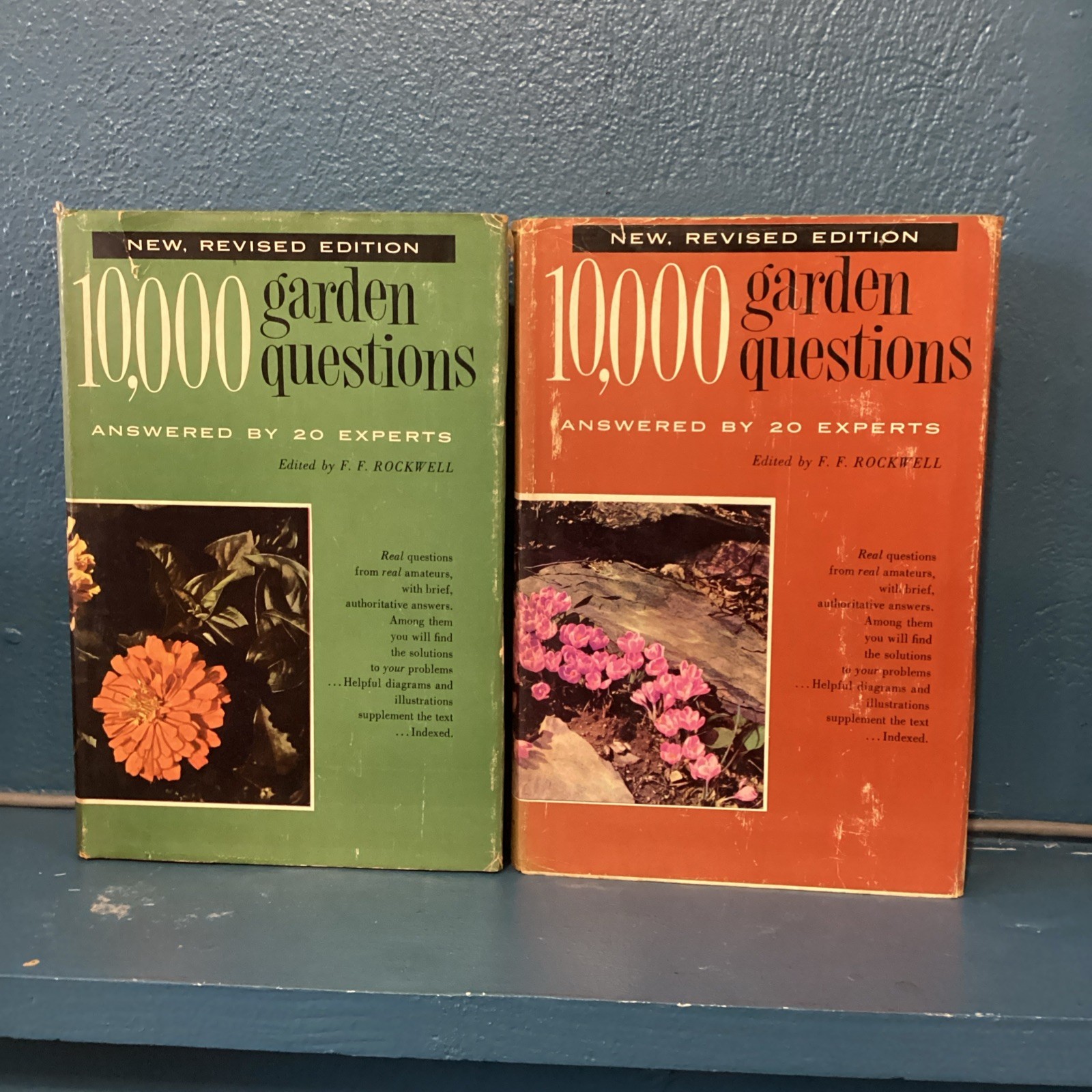 10000 Garden Questions Answered By 15 Experts Volumes 1 & 2 Doubleday 1944