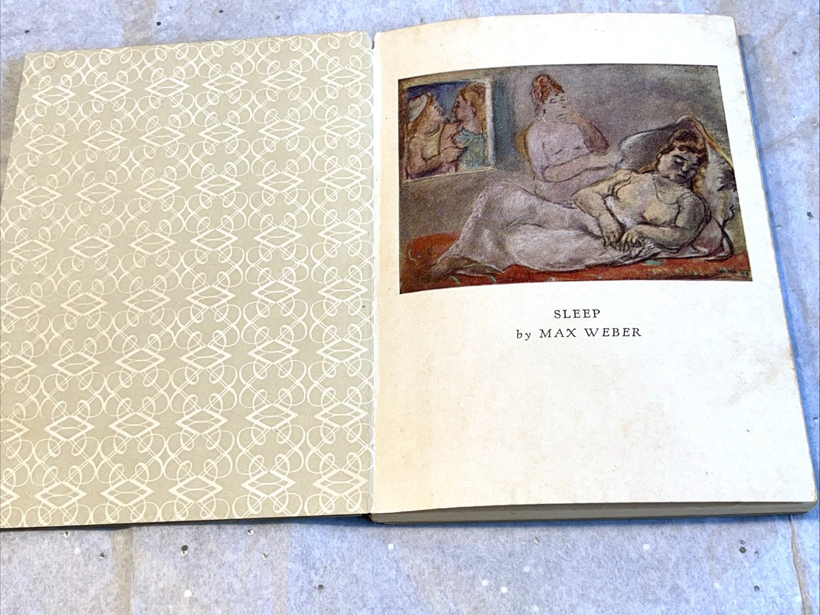 Max Weber American Artist Group Monograph Num 4 1945 Hardcover Post Modernism