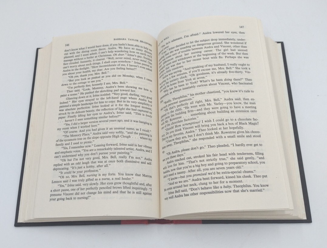 Act Of Will Barbara Taylor Bradford Hardcover 343 Pages Copyright 1986