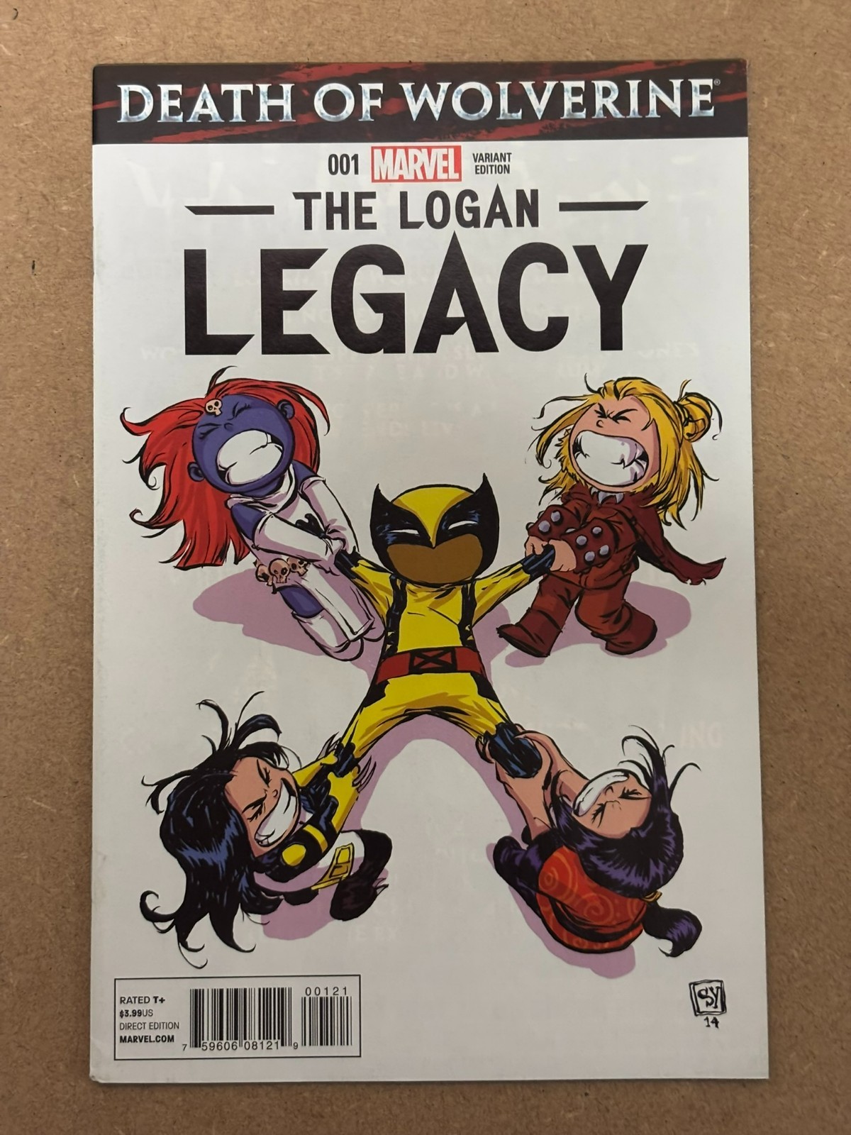 The Logan Legacy – Death of Wolverine Vol.1 # 1 – Skottie Young Variant – 2014