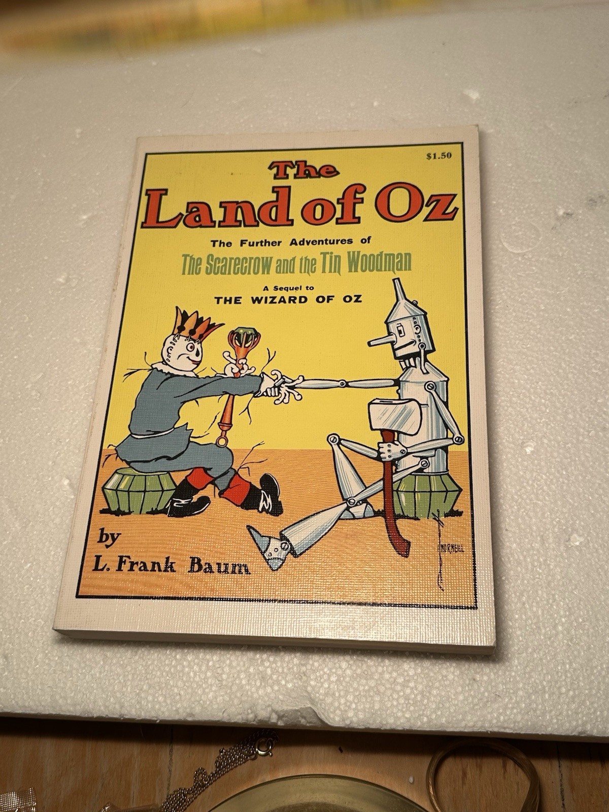 Set of 6 Vintage Oz Books White Edition Softcover 1956