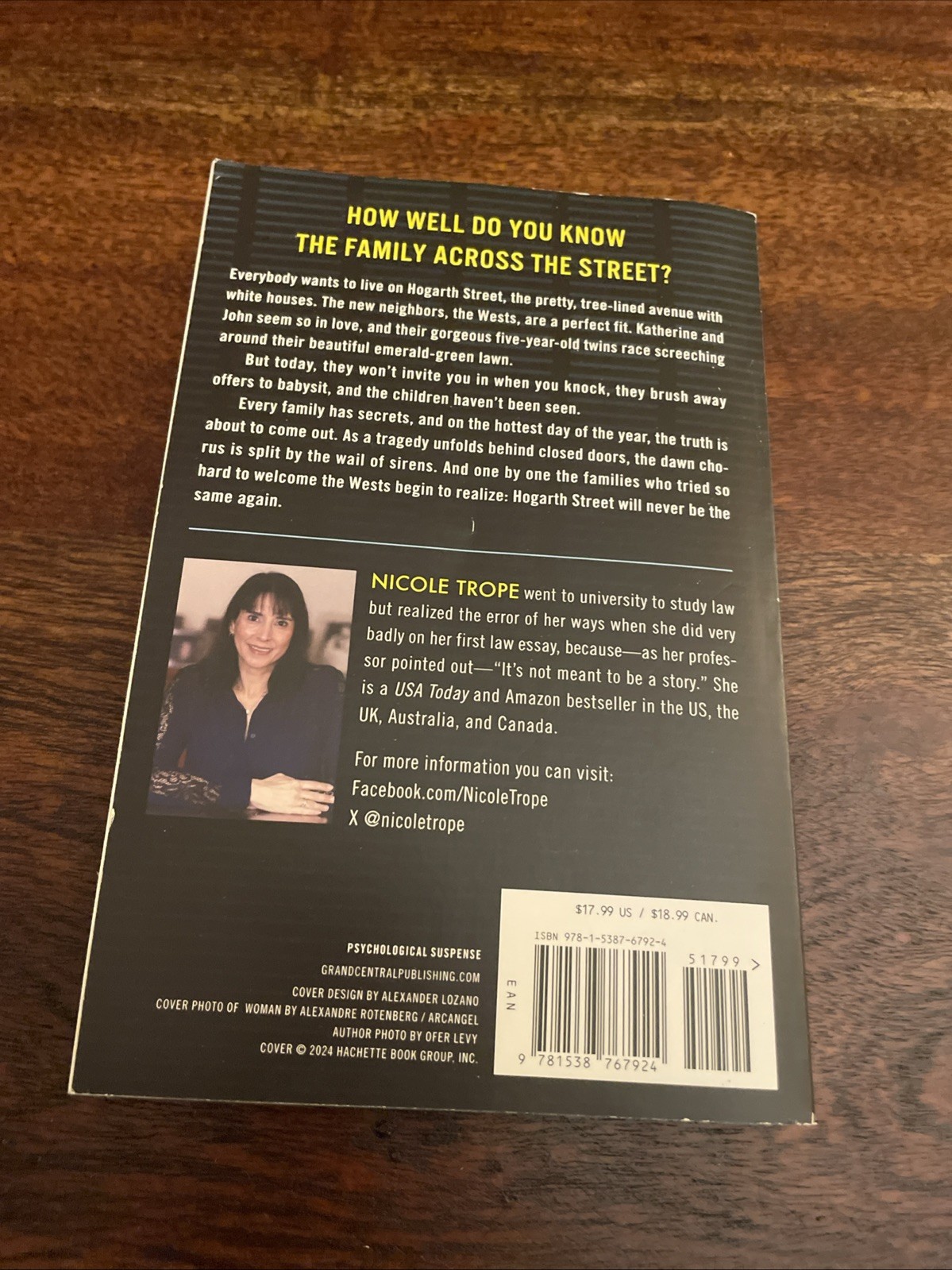 Family Across the Street by Nicole Trope (2024, Trade Paperback)