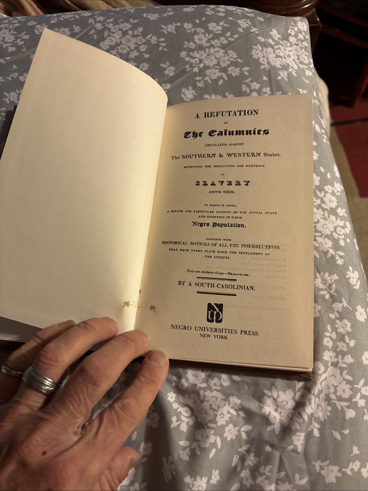 A Refutation Of The Calumnies Circulated Against The Southerly & Westerly States