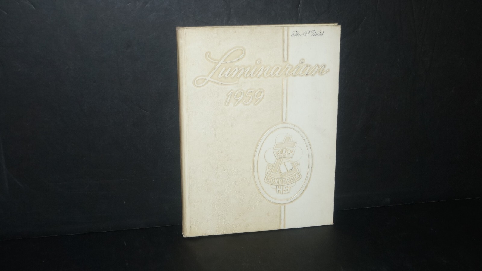 1959 CONCORDIA LUTHERAN HIGH SCHOOL CADETS FORT WAYNE IND LUMINARIAN YEARBOOK