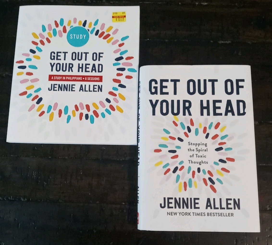 Jennie Allen Book & Study Lot | Get Out of Your Head + Bible Study Guide Set