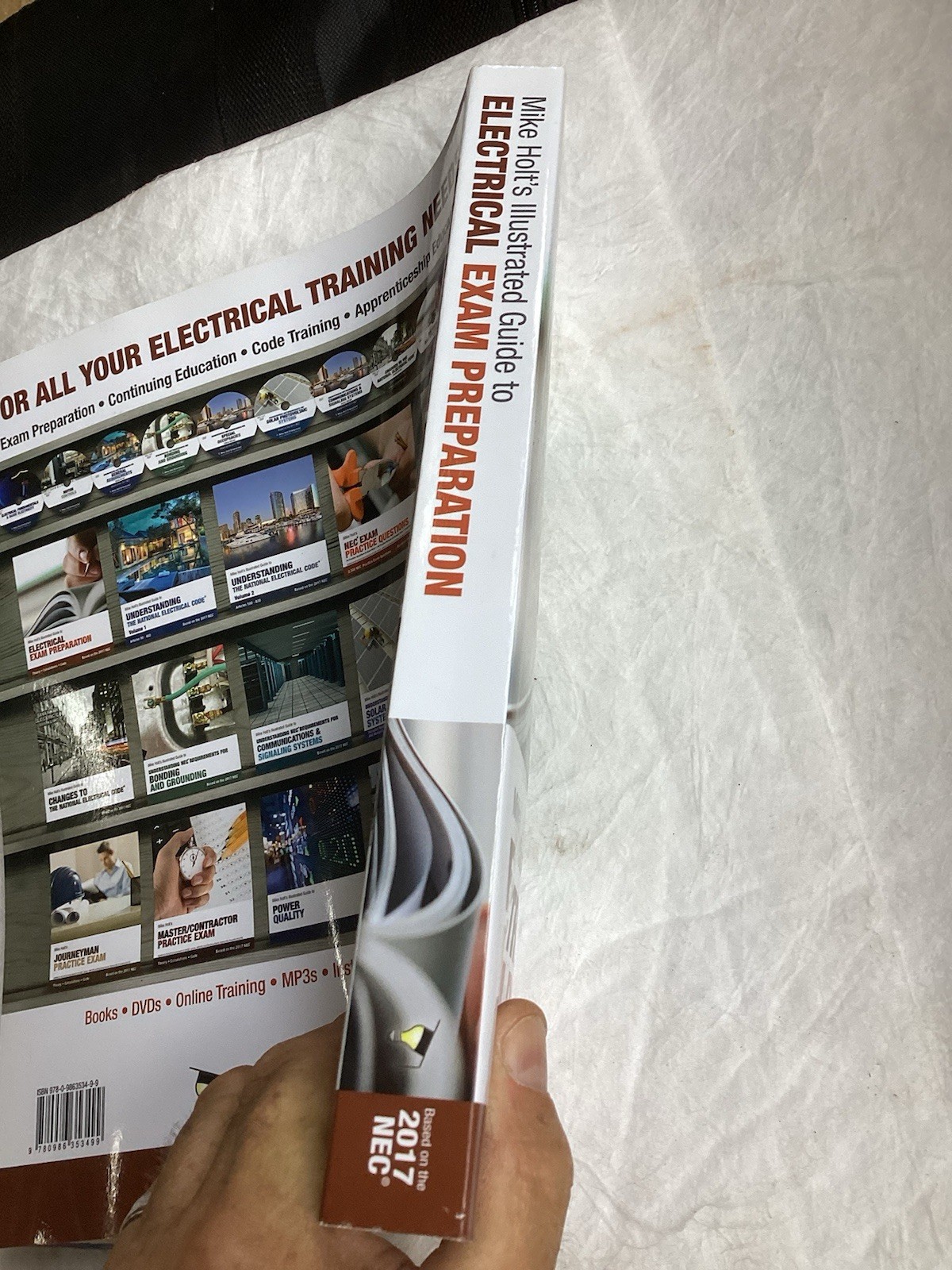Mike Holt’s Electrical Exam Preparation textbook, Based on the 2017 NEC