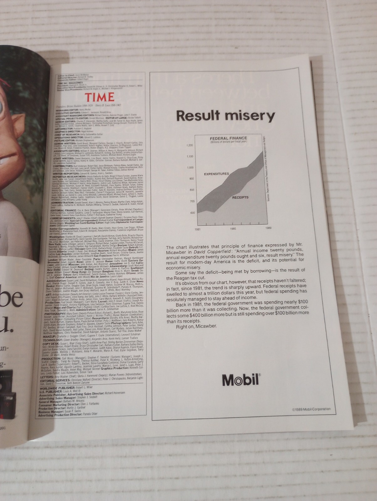 Time Mag Nov 13 1989 Arsenio Hall First Cellphone Bush Gorbechev Ortega Krenz