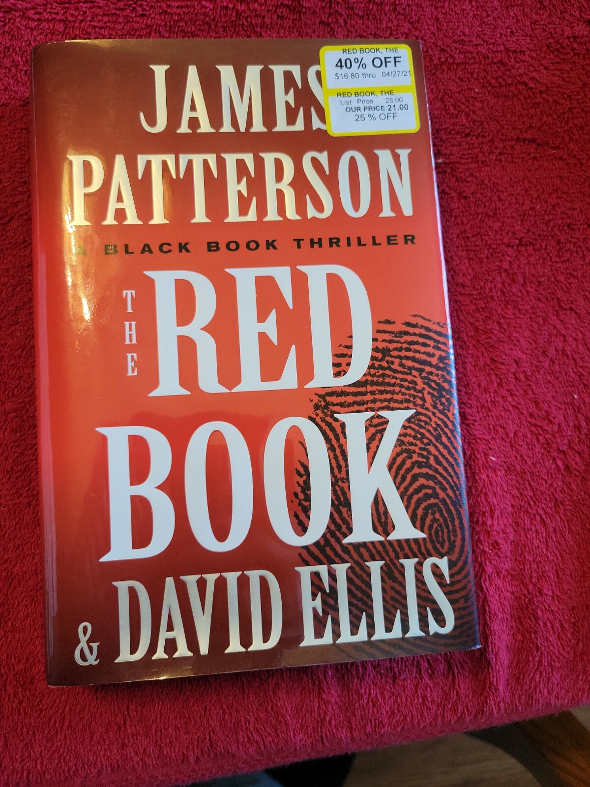 A Billy Harney Thriller Ser.: The Red Book by David Ellis and James Patterson…