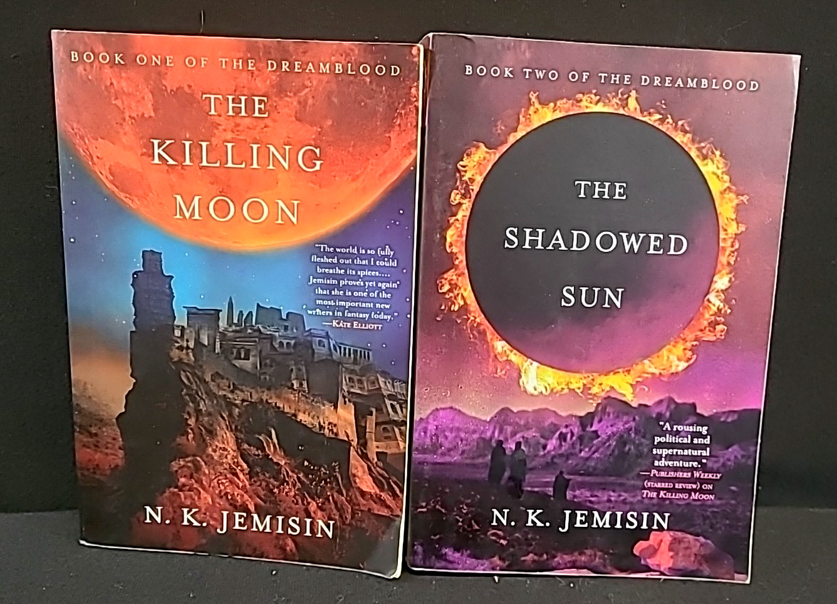 Dreamblood Duology The Killing Moon The Shadowed Sun N. K. Jemisin Lot of 2 book
