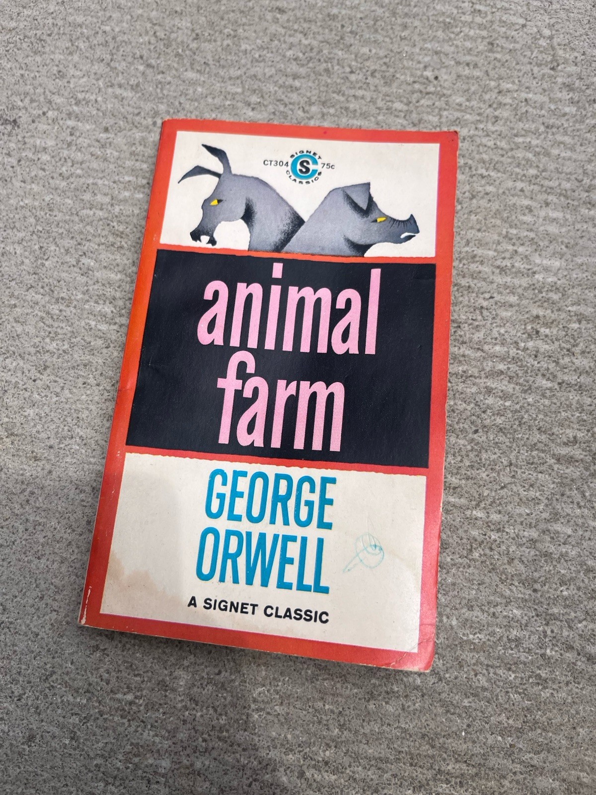 Animal Farm by George Orwell -1947 Paperback 24th Printing vintage