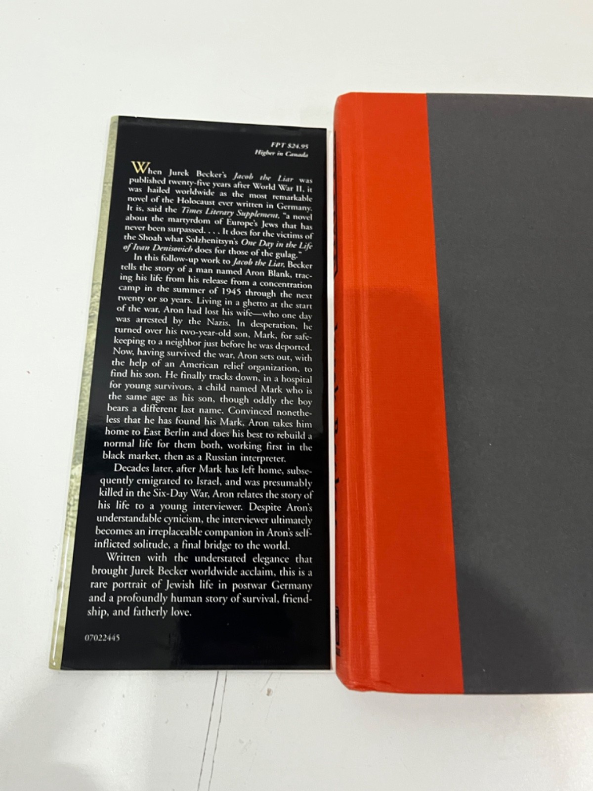 The boxer by Jurek Becker translated from German arcade publishing 2002 HCDJ 1st