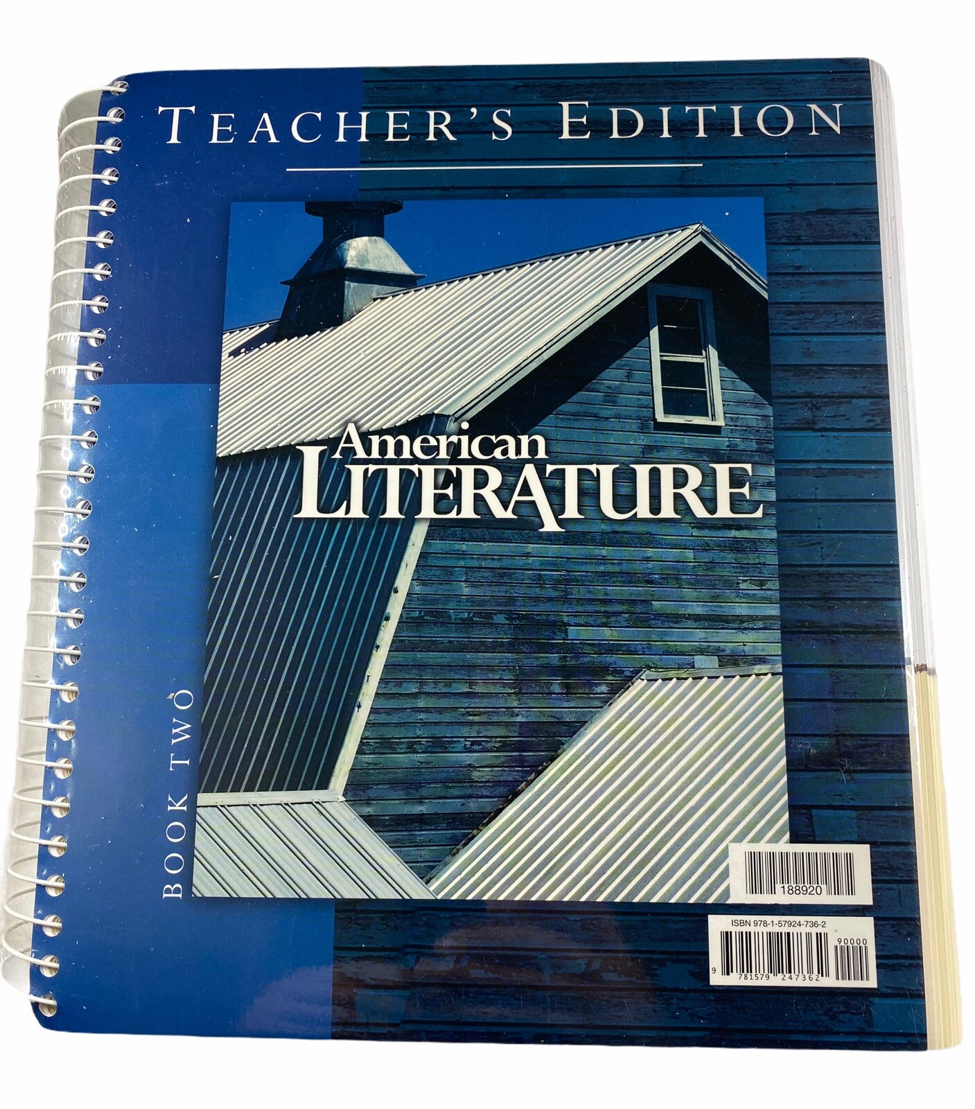 American Literature Teacher’s Edition 188920 *Book 1 And Book 2* NEW