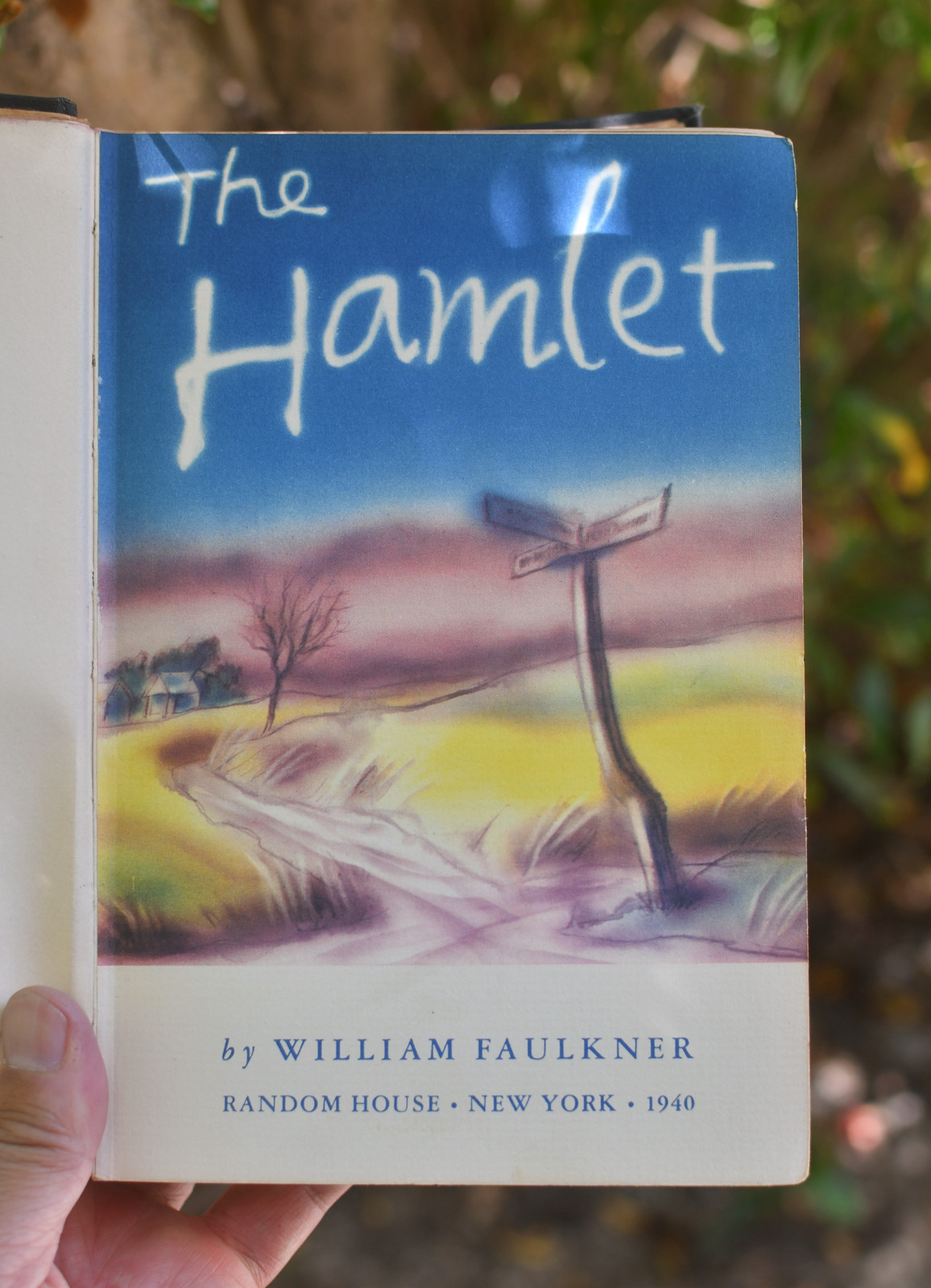 Hamlet William Faulkner Hardback: 1940 First Edition Publisher: Random