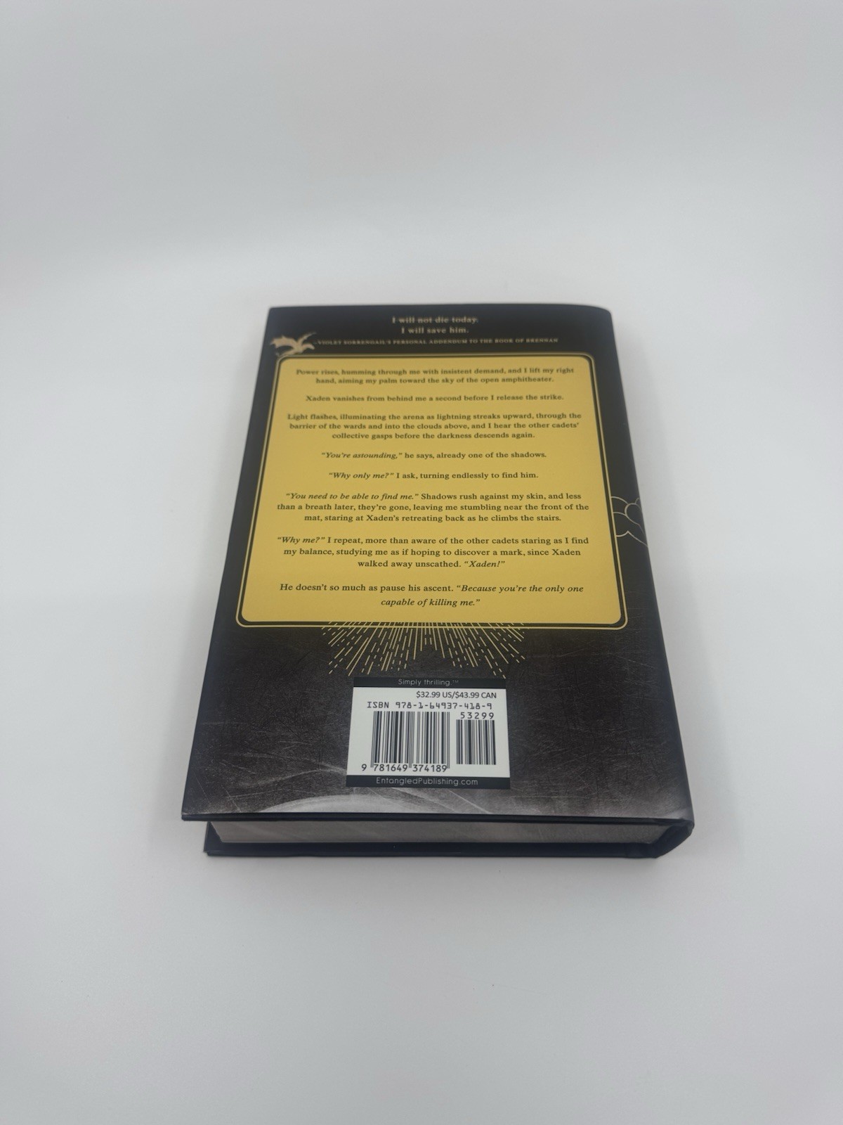 Onyx Storm (Deluxe Limited Edition) by Rebecca Yarros, Hardcover, SIGNED