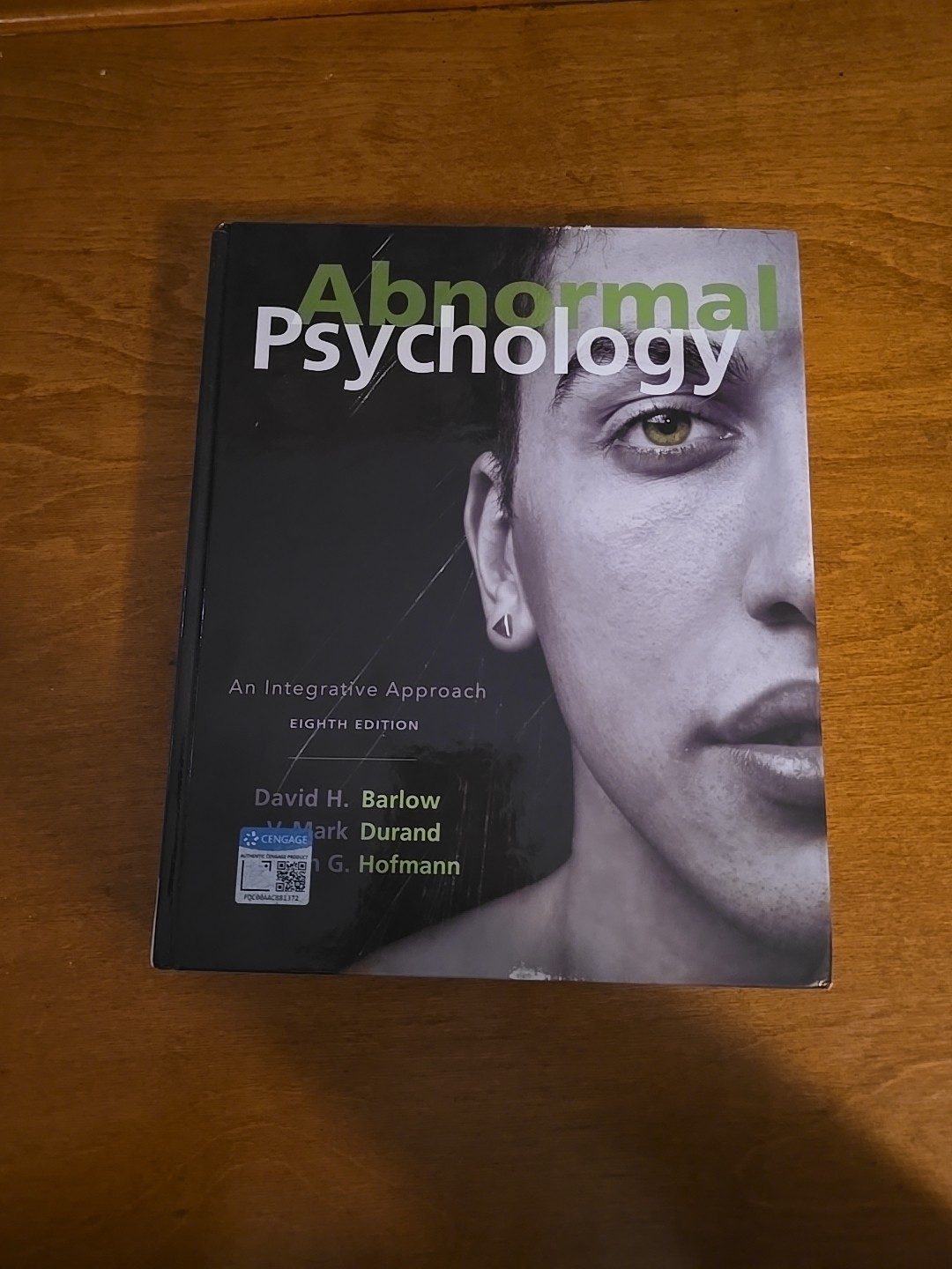Abnormal Psychology Textbook (Eighth Edition) by David H. Barlow Very Good