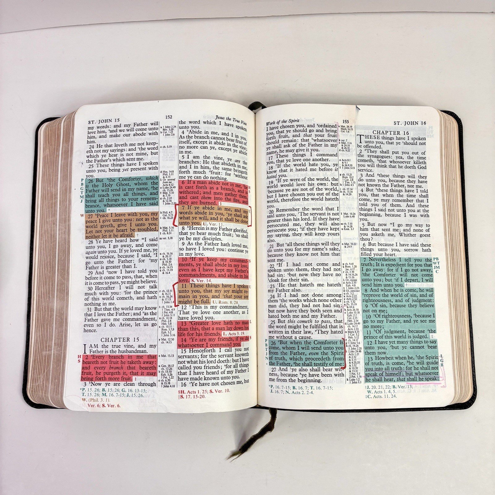 The New Marked Reference Bible Chain Of Reference System 1974 Zondervan 13th