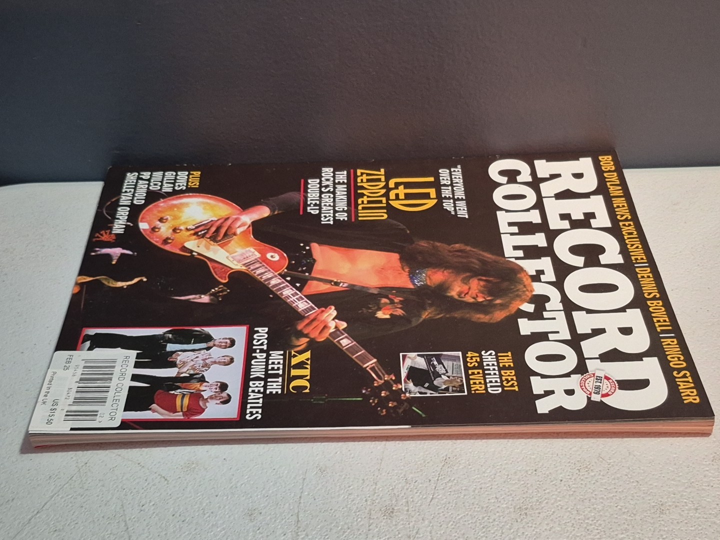 RECORD COLLECTOR Magazine Feb 2025 Issue LED ZEPPELIN XTC Post Punk Beatle WILCO