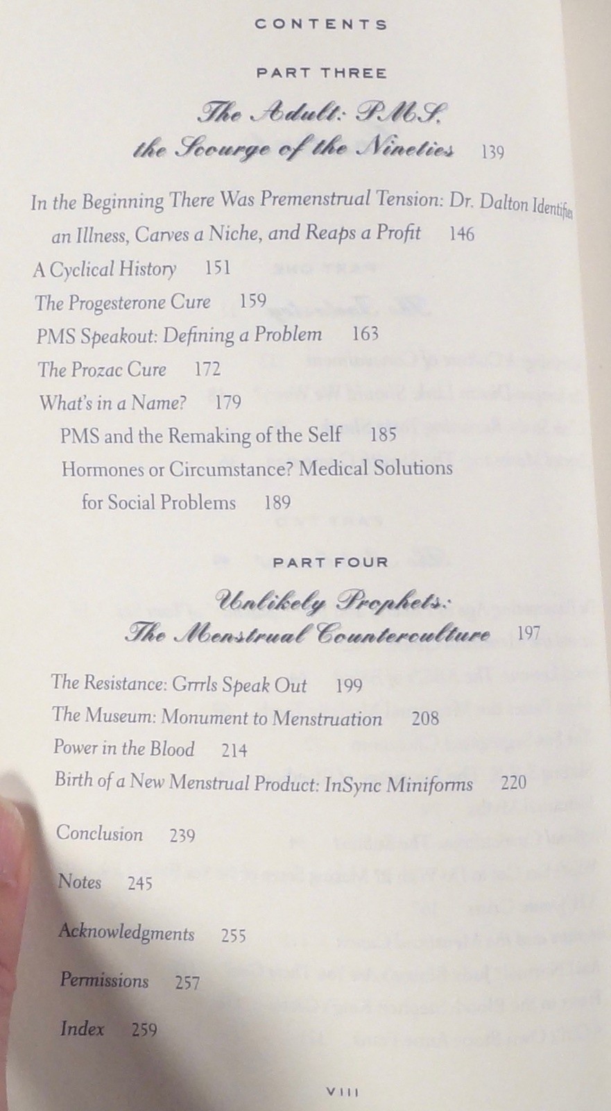 1999 Houppert THE CURSE Confronting the Taboo of Menstruation WOMEN’S HEALTH 1st