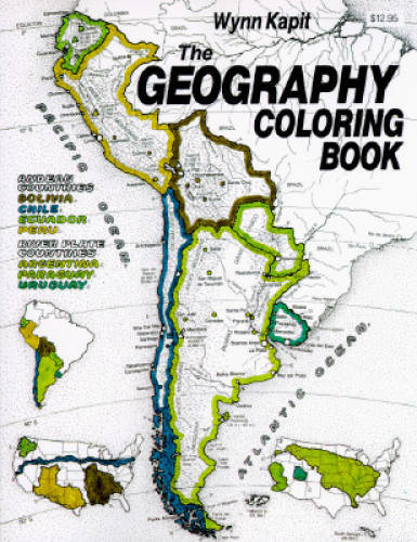Geography Coloring Book – Paperback By Kapit, Wynn – GOOD