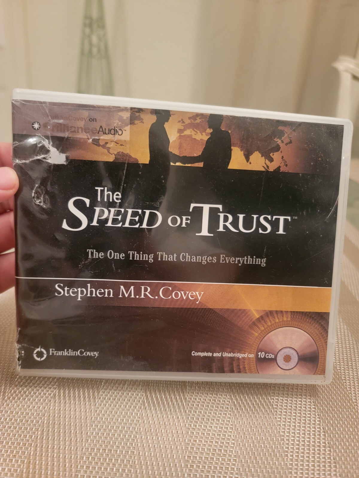 The Speed Of Trust Audio Book: Stephen M.R. Covey on 10 CD’S *Trust Self Help*