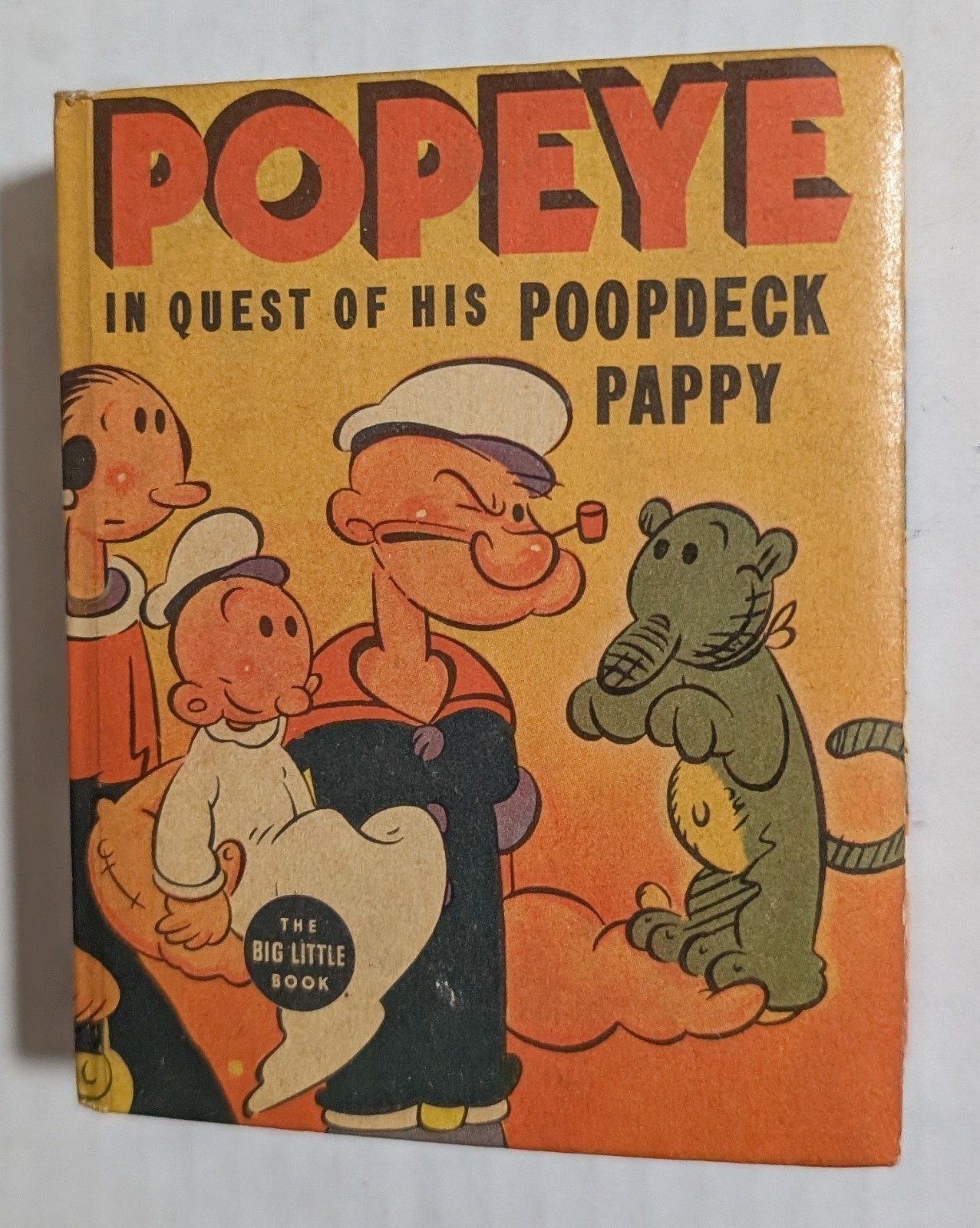 POPEYE IN QUEST OF HIS POOPDECK PAPPY – BIG LITTLE BOOK 1937 VF+