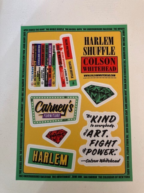Harlem Shuffle by Colson Whitehead (2021, HC) 1st Printing w/Stickers Like New