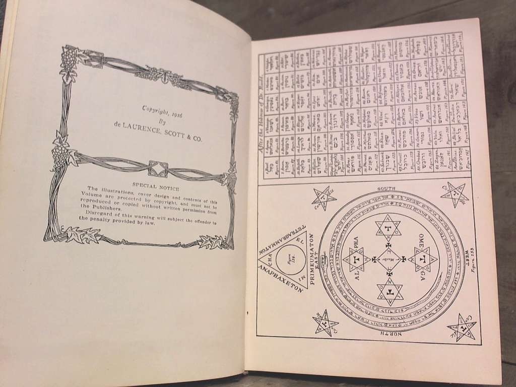 Lesser Key of Solomon Goetia, The Book of Evil Spirits 1916 by De Laurence, Dr.
