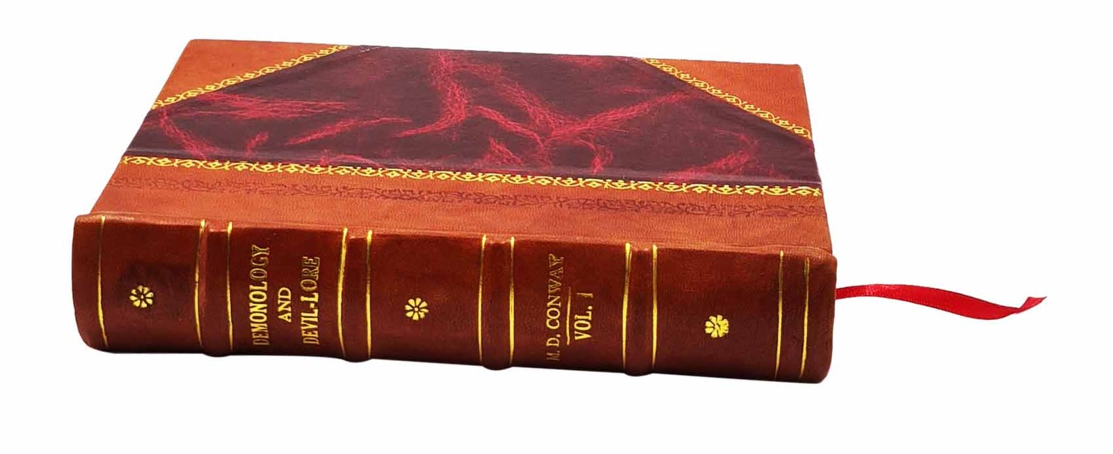 Demonology and devil-lore 1879 [LEATHER BOUND] BY Conway, Moncure Daniel