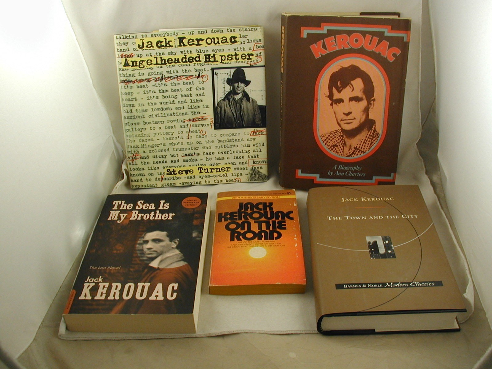 Jack Kerouac 5 Books Beat 60s Generation 3 Novels 2 Biographies