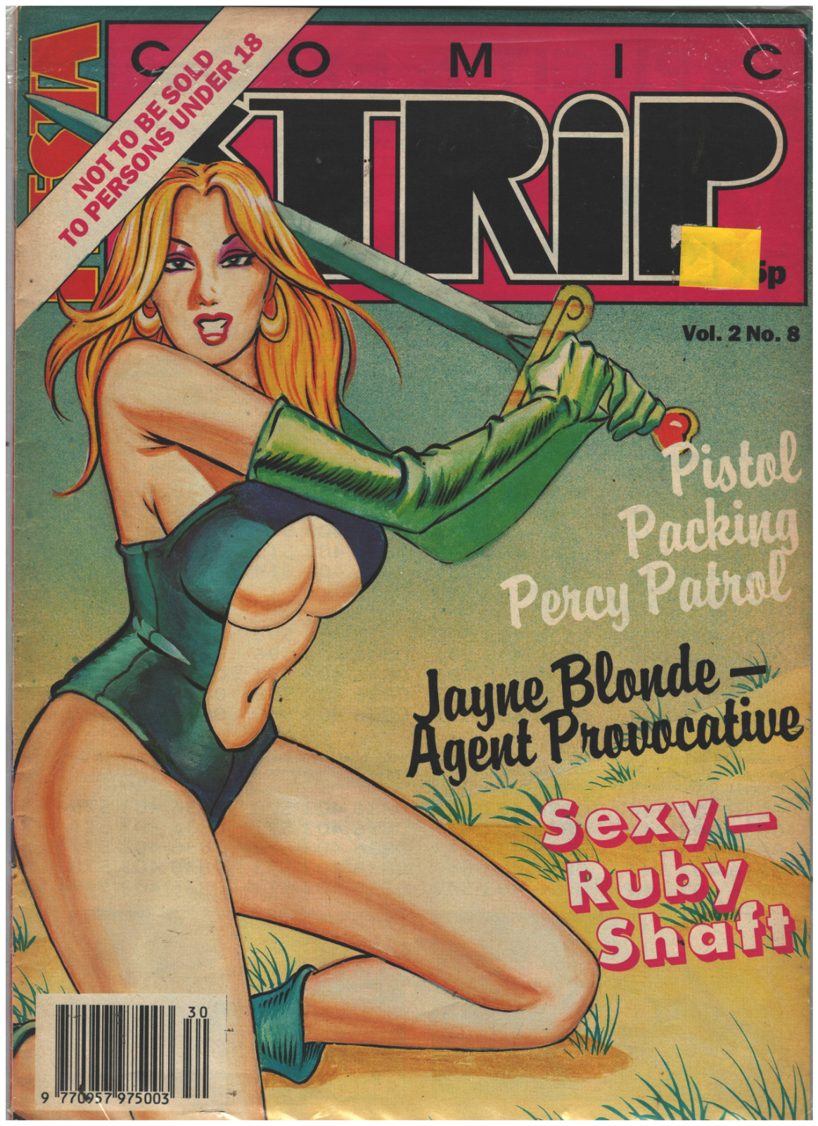 FIESTA COMICS STRIP VOLUME 2 #8 (UK ) GALAXY PUBLICATIONS 1990?