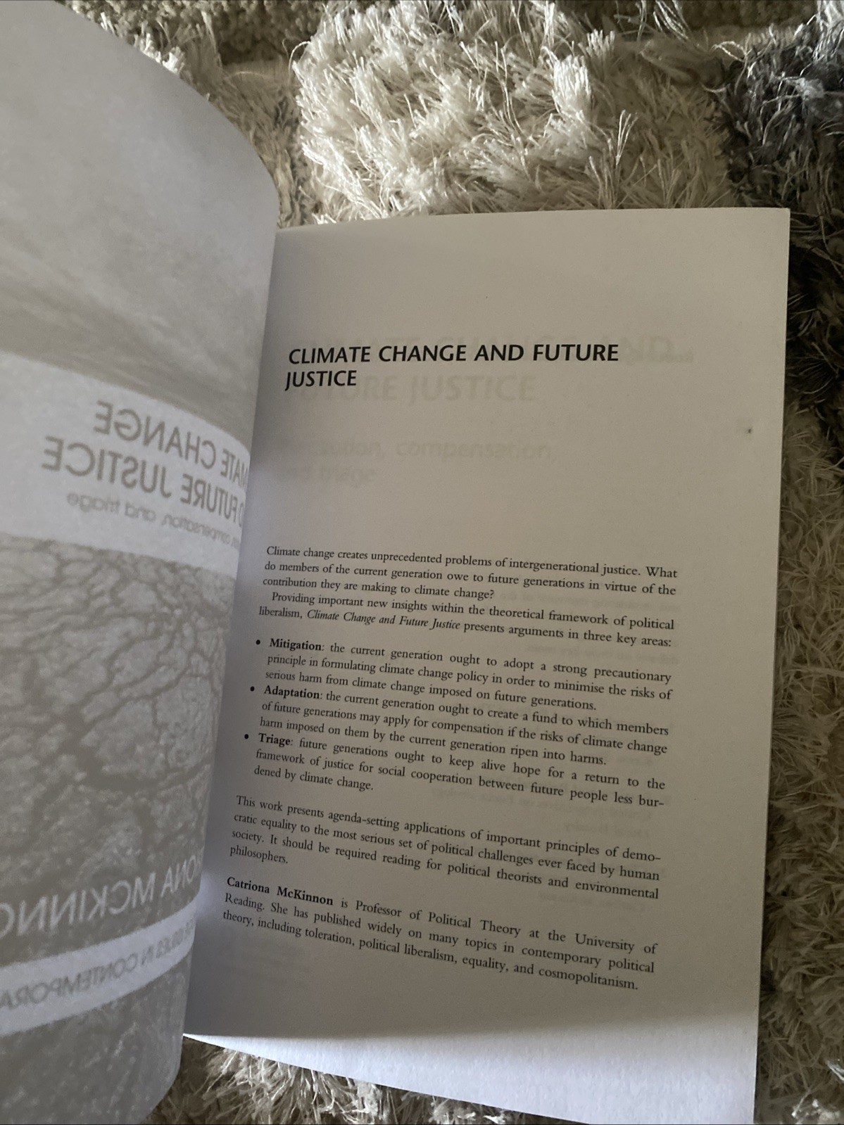 Climate Change and Future Justice: Precaution, Compensation and Triage by Catrio