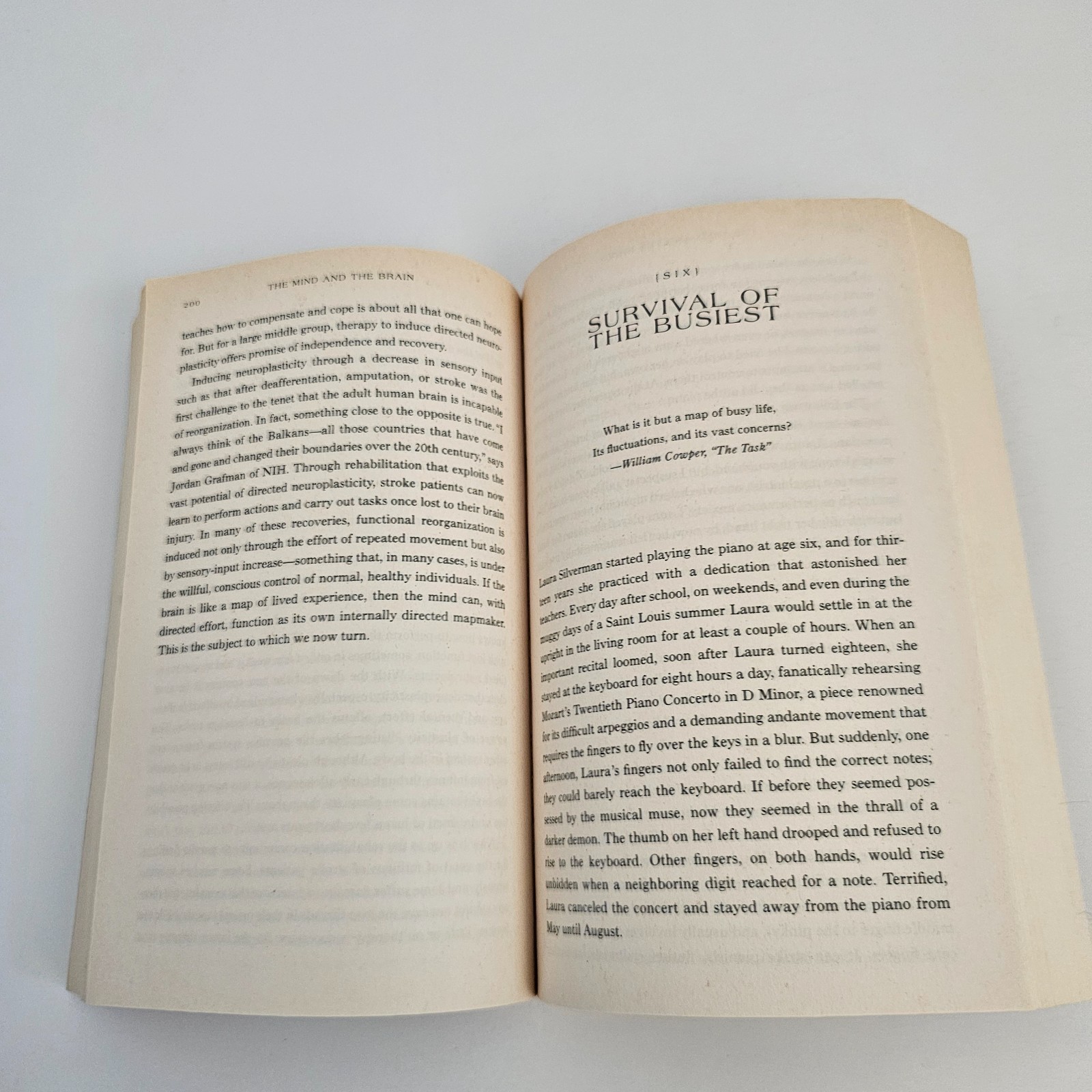 The Mind & The Brain Neuroplasticity Mental Force Schwartz Begley 2002