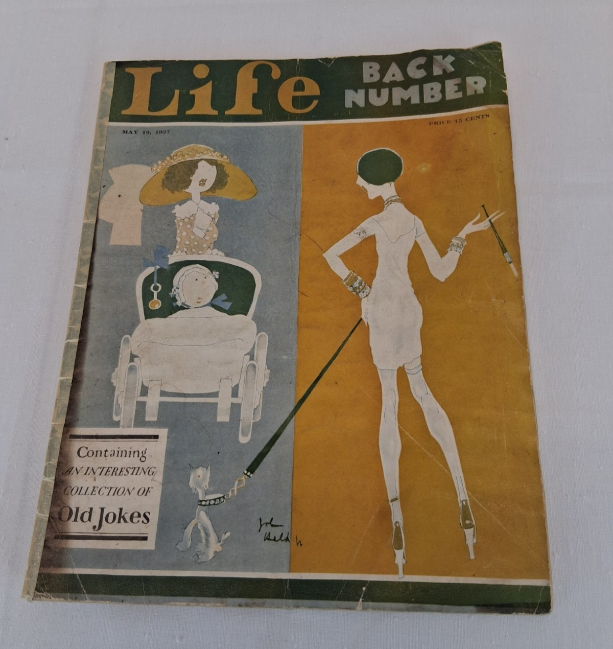 Antique Life Magazine May 19, 1927 Back Number 40 Pages Jazz Age Ads Art Humor