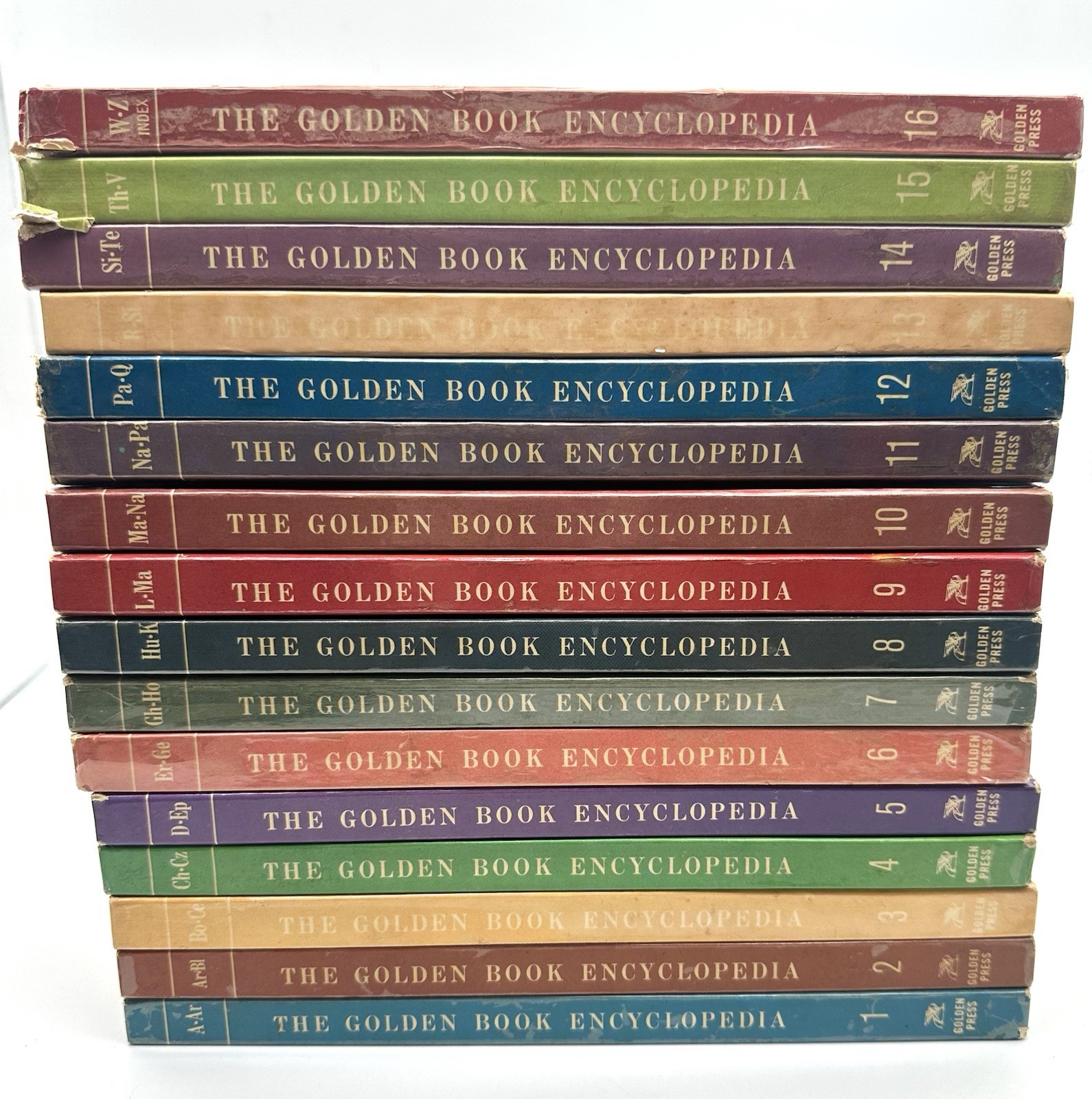 The Golden Book Encyclopedia Vintage 16 Volume Complete Set – 1959/1960