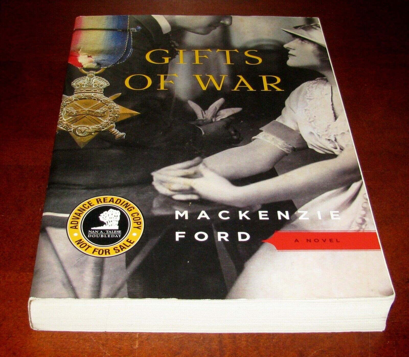 Mackenzie Ford Gifts of War ARC Advance Reading Copy Nan Talese Doubleday WWI 20