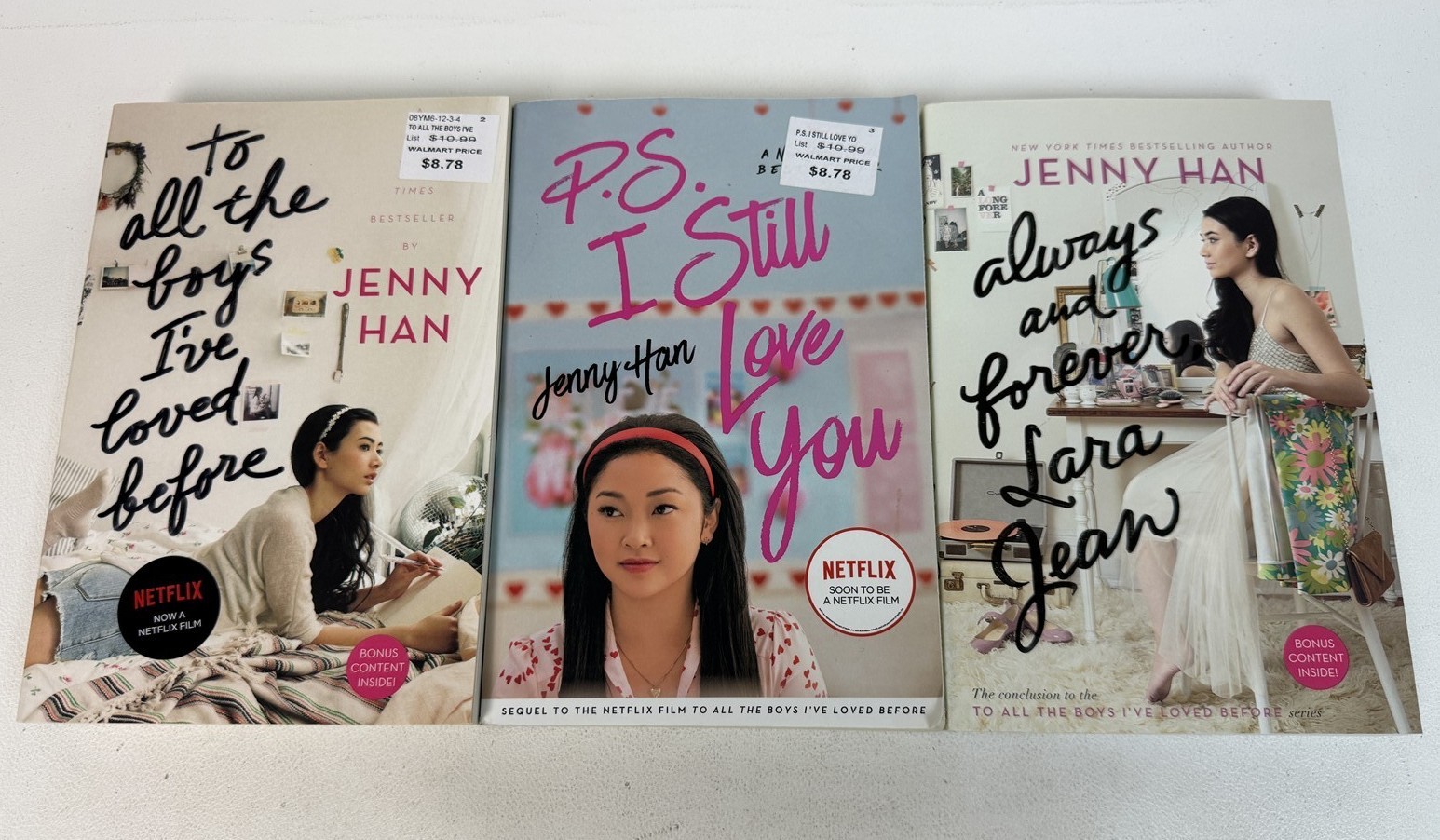 Jenny Han * Lot 3 All the Boys Ive Loved Before PS I Still Love You Always Forev