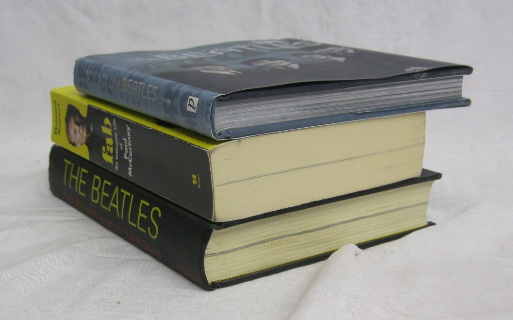 The Beatles Authorized Biography Fab Paul McCartney Images Music 3 Book Lot
