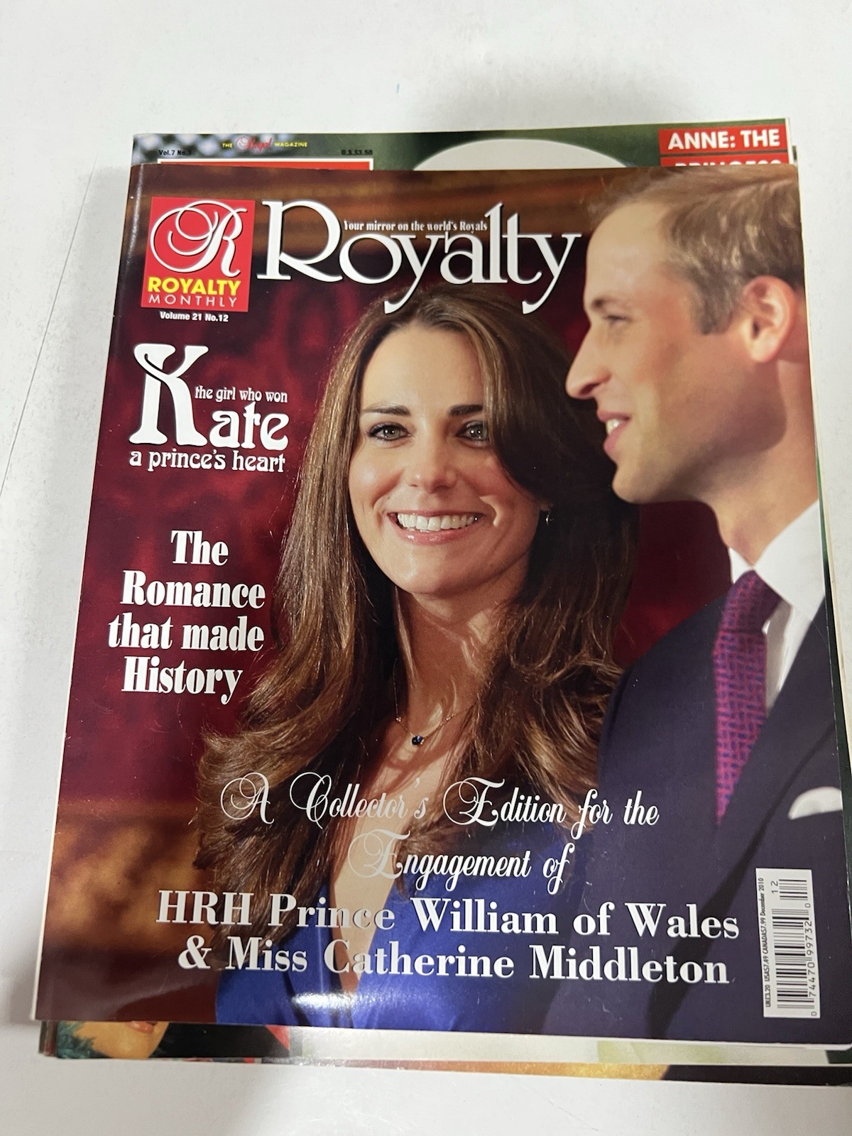 Royalty Magazine Lot Of 12 1985-86,89-90, 2002,11-13 Princess Diana Royal Family