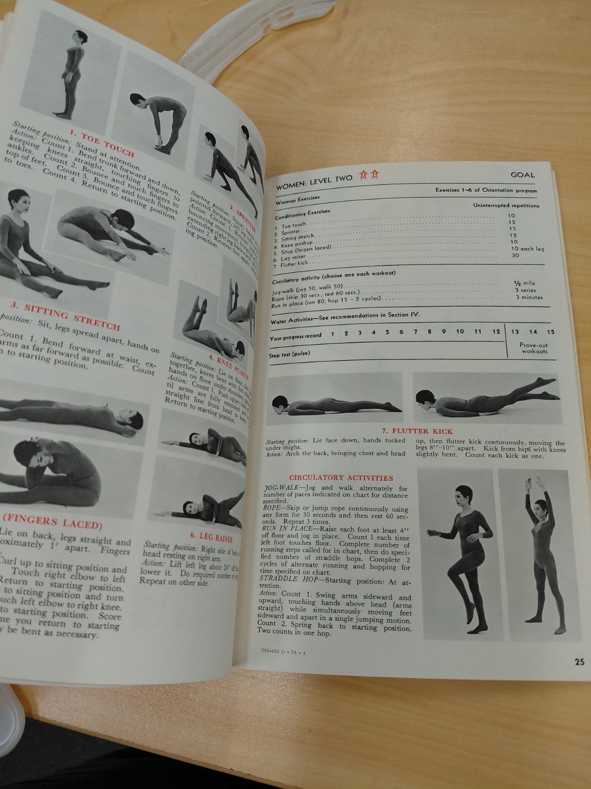 Aqua Dynamics Water Exercise Book by President’s Council + Physical Fitness Book