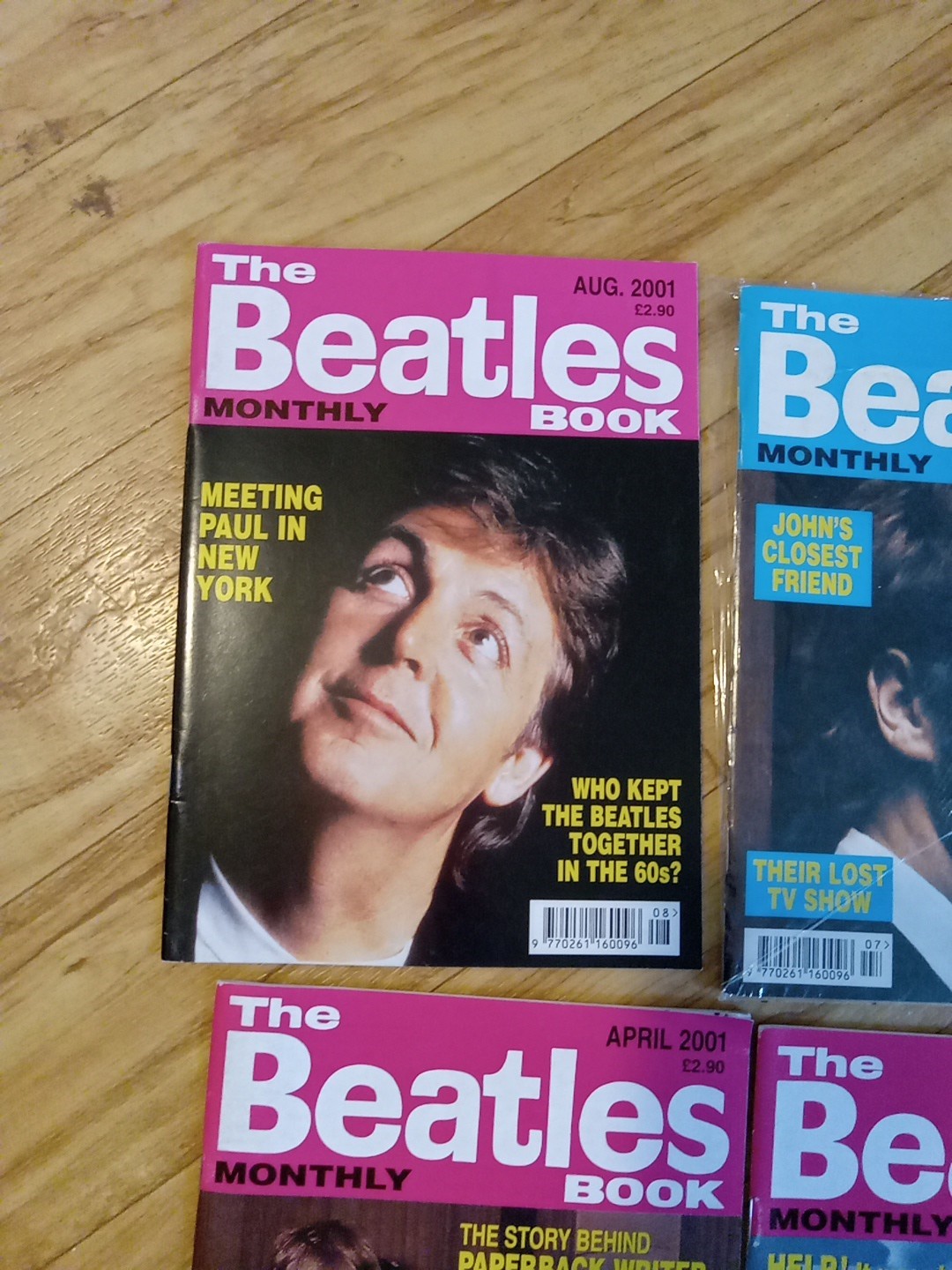 Beatles Monthly Book Magazines Lot Of 9 Issues United Kingdom Excellent