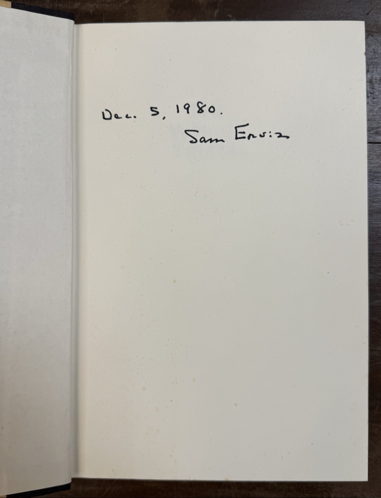 The Whole Truth The Watergate Conspiracy By Sam Ervin SIGNED 1st Edition w/ DJ