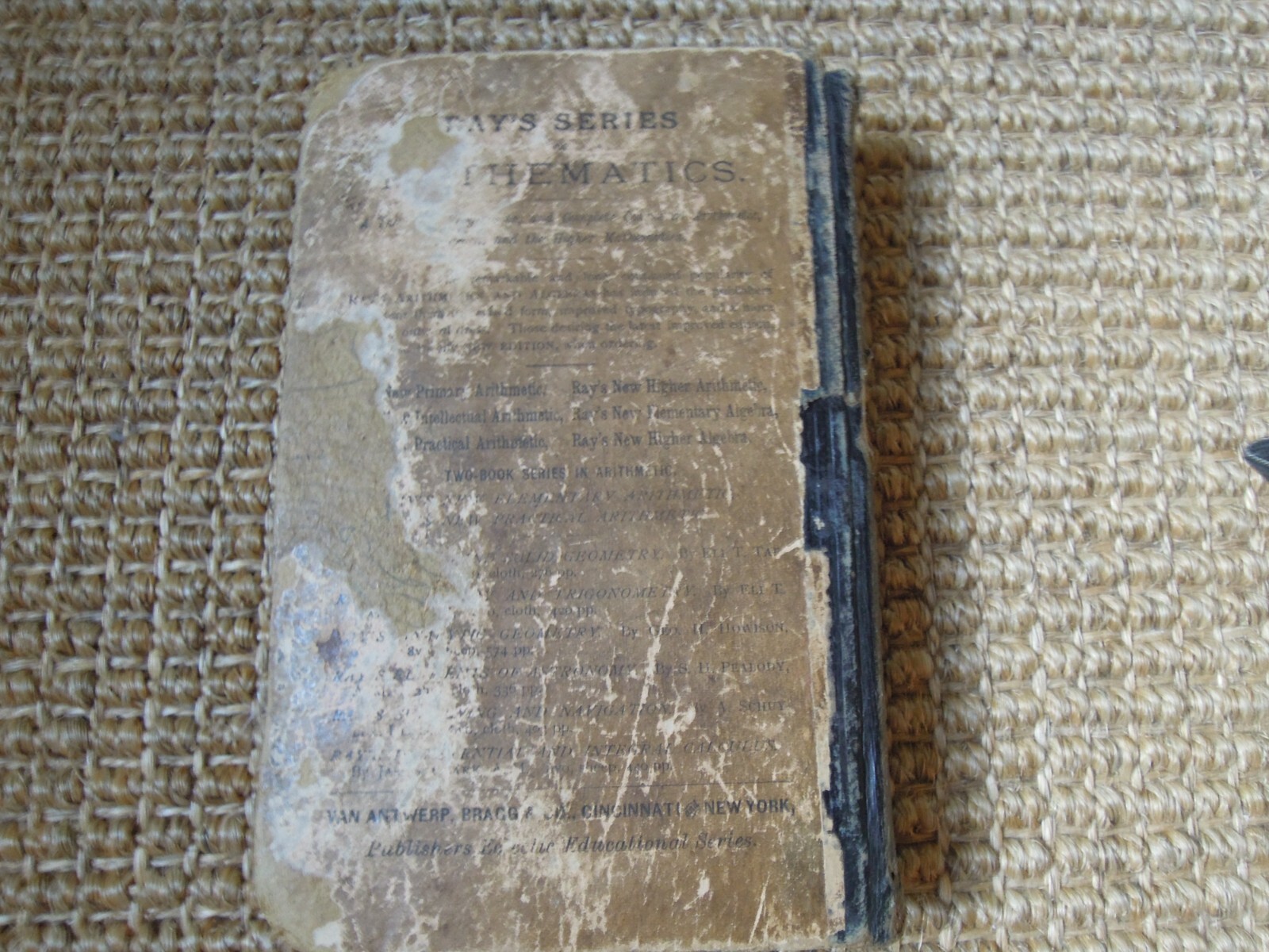 Ray’s Arithmetic, 3rd Book Practical Mathematics, 1857, Joseph Ray, M.D. (T)