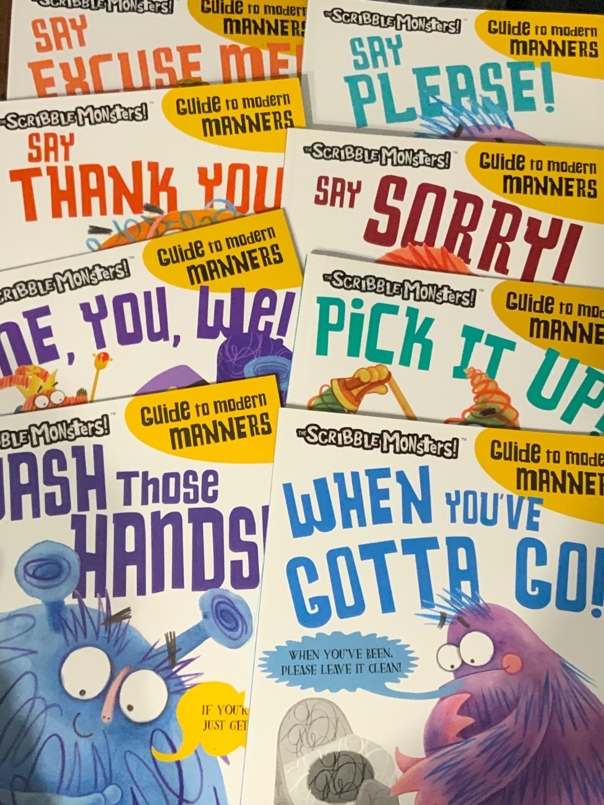 8 BK Series- The Scribble Monsters, Guide to Modern Manners, PB, NEW
