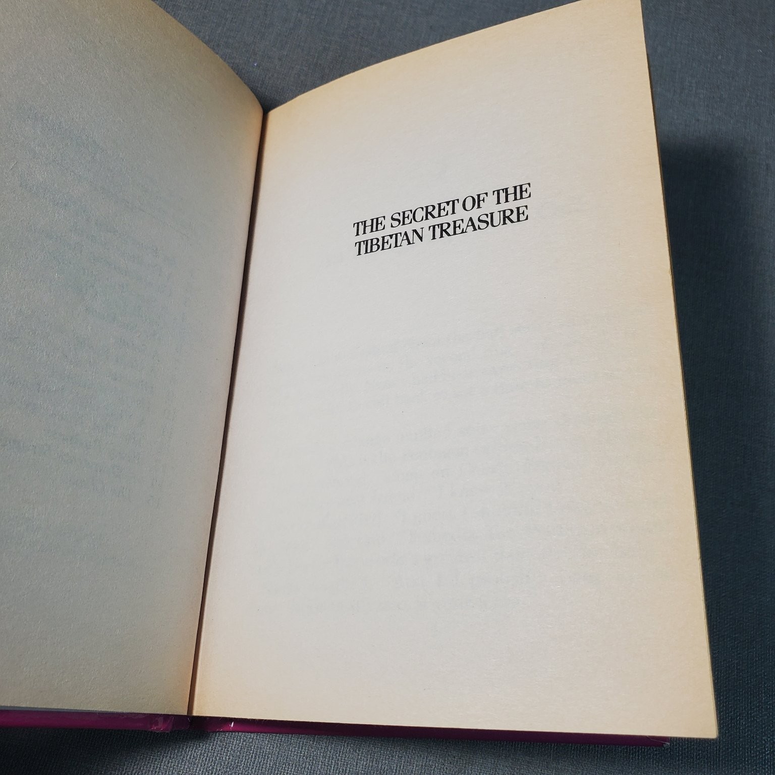 Nancy Drew #108 The Secret of the Tibetan Treasure Carolyn Keene 1992 Minstrel