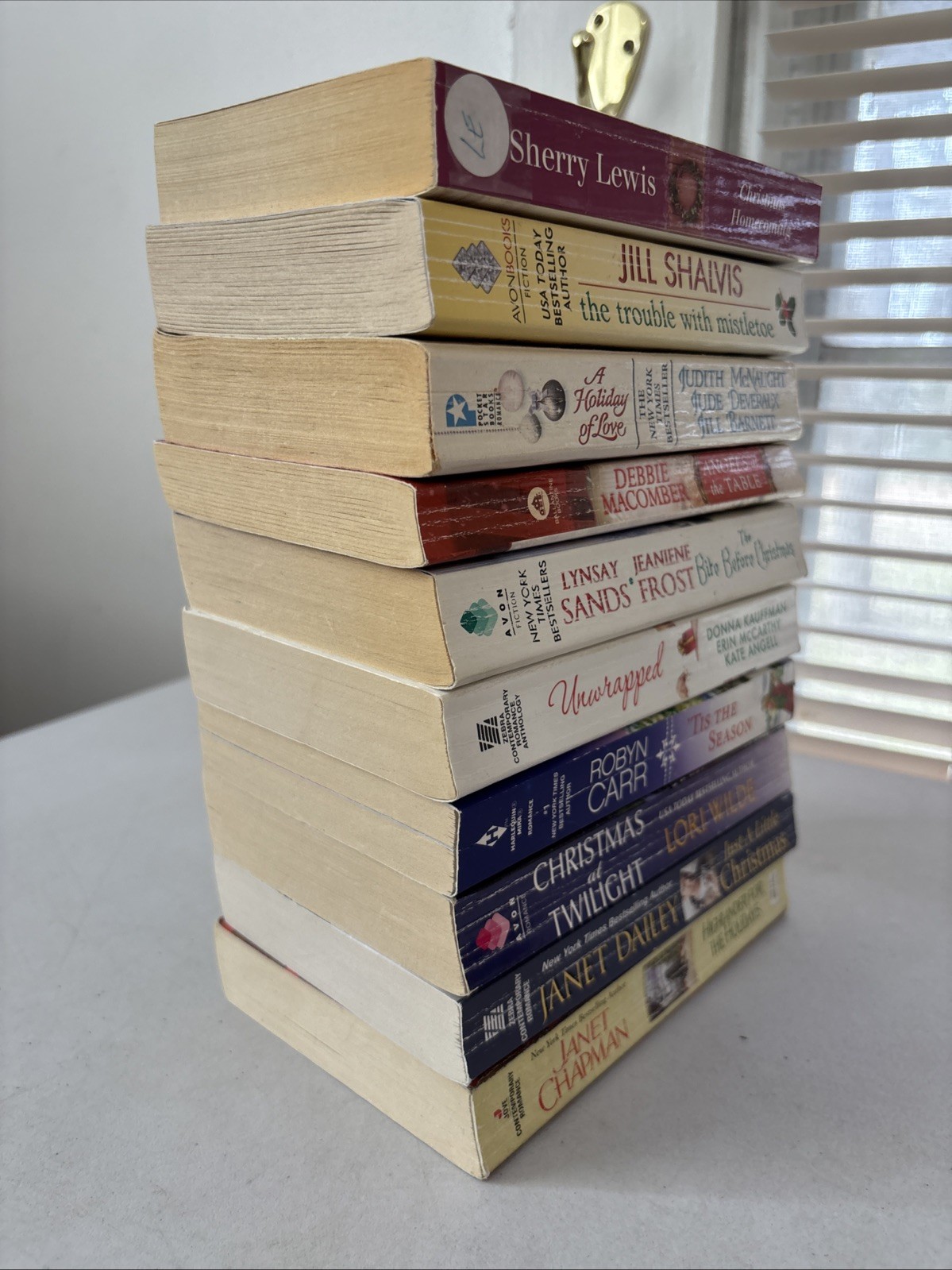 Lot of 10 Christmas Romance and General Fiction Books – Mixed Authors