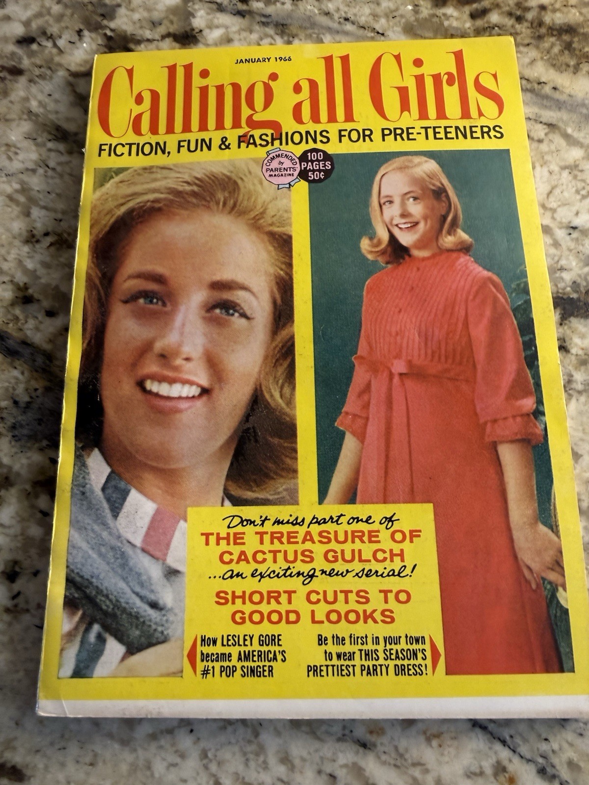 Vtg Calling All Girls January 1966 LESLIE GORE POP SINGER