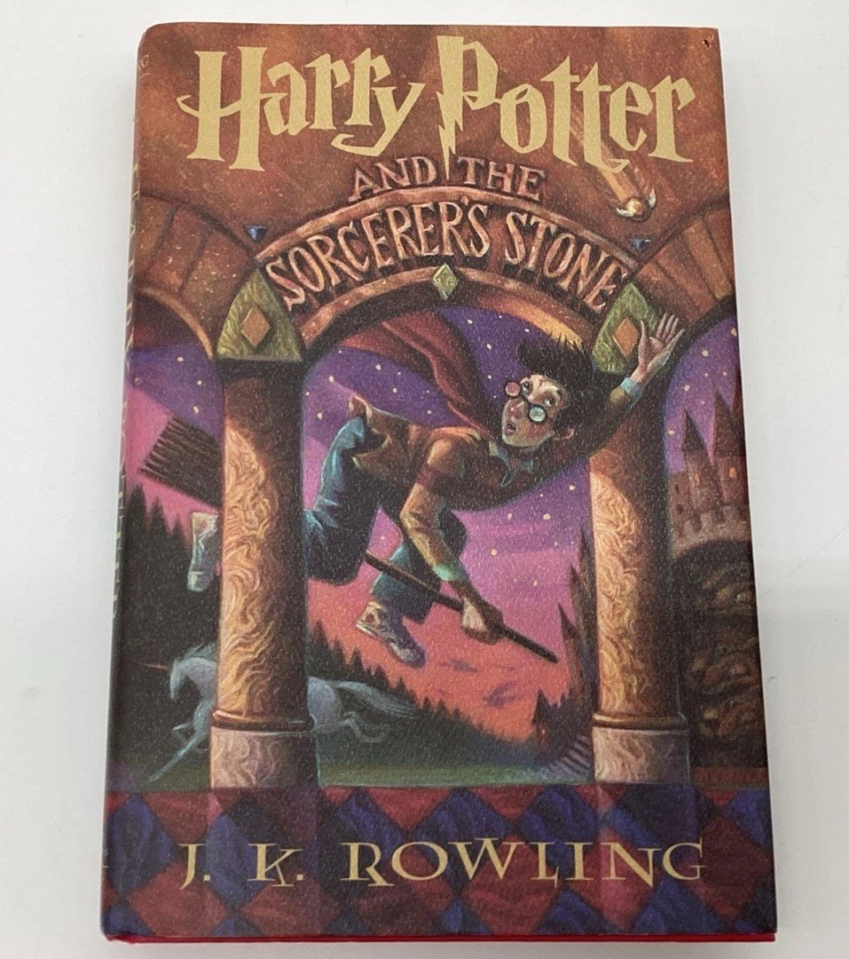 LOT OF 7 HARRY POTTER HARDCOVER BOOKS #1-7, ALL 1st ADDITIONS BY J K ROWLING