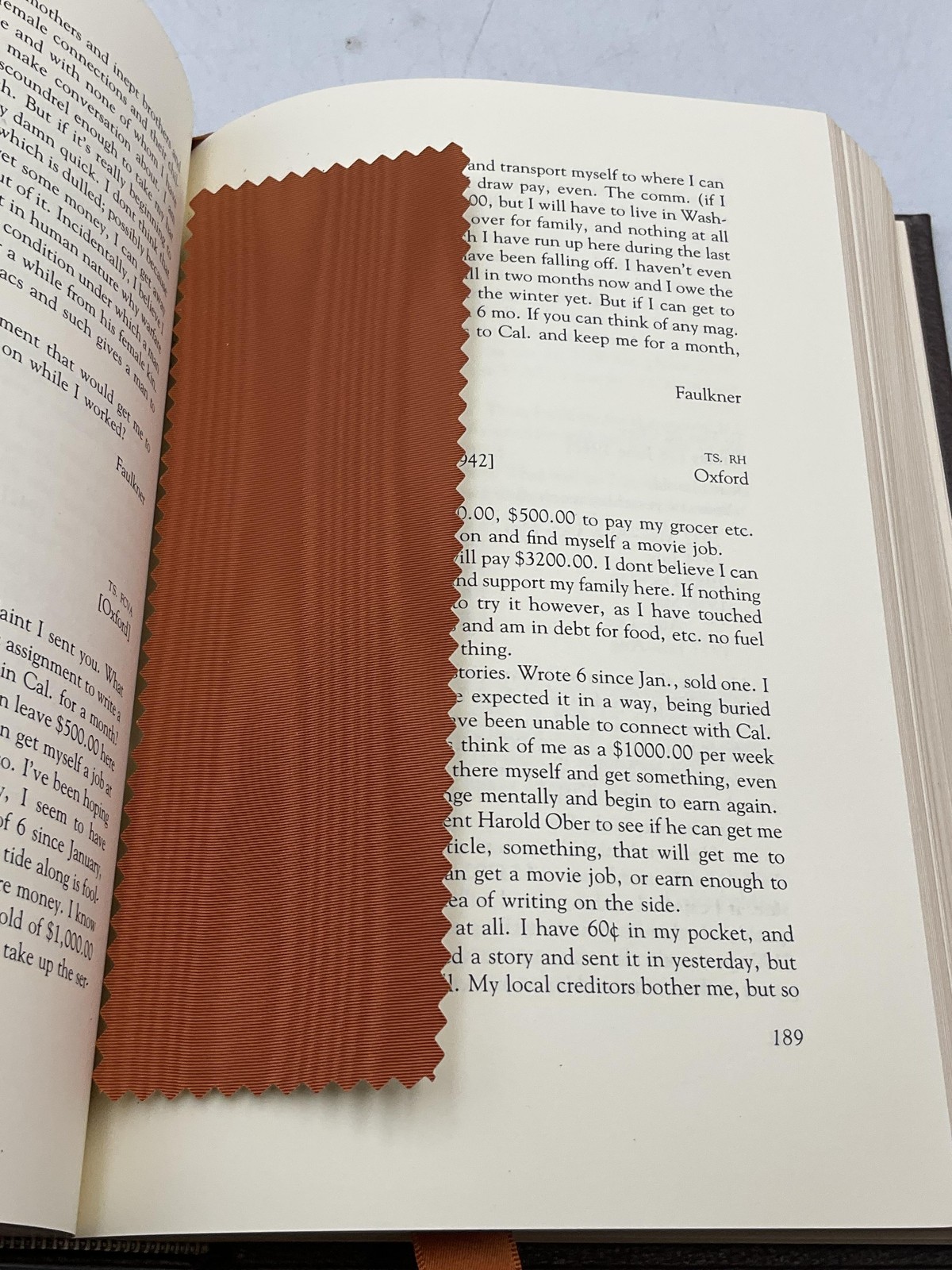 Selected Letters Of William Faulkner Franklin Library 1976 Leather Brown First e