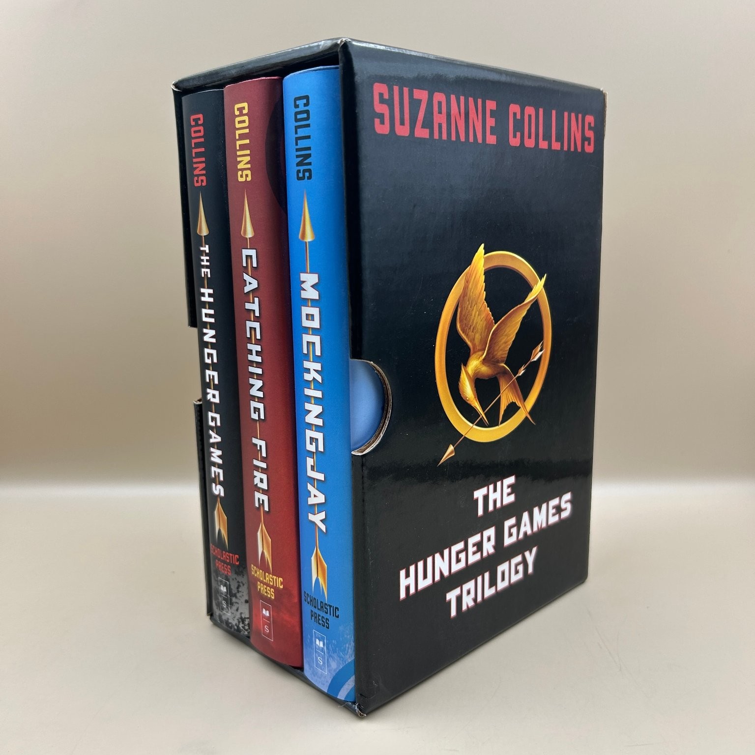 The Hunger Games Trilogy Suzanne Collins 2010 Box Set Dystopian YA Scholastic